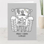 Carte de mariage Tractor Country (Devant)