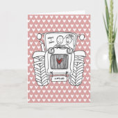 Carte de mariage Tractor Country (Devant)
