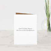 Carte de mariage vintage (Dos)