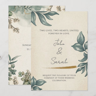 Carte de mariage VINTAGE