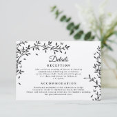 Carte de Mariage Woodland Charm (Debout devant)