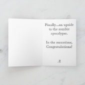 CARTE DE MARIAGE - ZOMBIS (Intérieur)