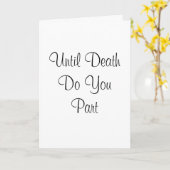 CARTE DE MARIAGE - ZOMBIS (Fleur jaune)