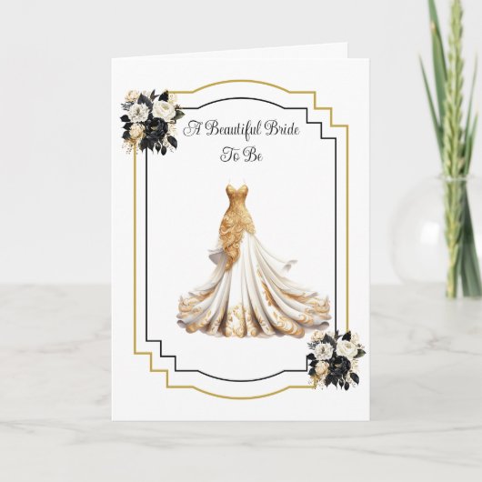 Carte de mariée à être Mariage (Devant)