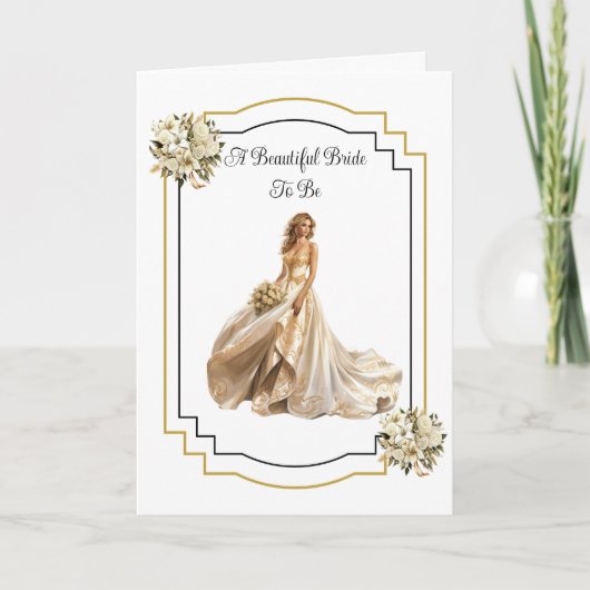 Carte de mariée à être Mariage (Devant)
