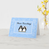 Carte de mariée et de mariée (Fleur jaune)