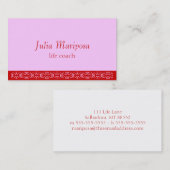 Carte de Mariposa (Devant / Derrière)