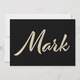Carte de Mark White Gold