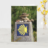 Carte de marque de manière de Shell (Fleur jaune)