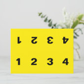 Carte de marqueur de la scène de crime (Debout devant)