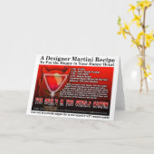 Carte de Martini Halloween Devil's in the Details (Fleur jaune)
