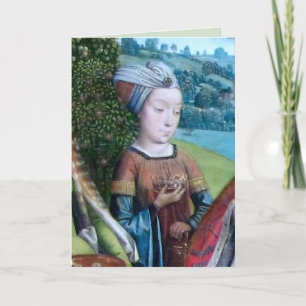 Carte de martyr vierge non identifié [St. Cecilia(
