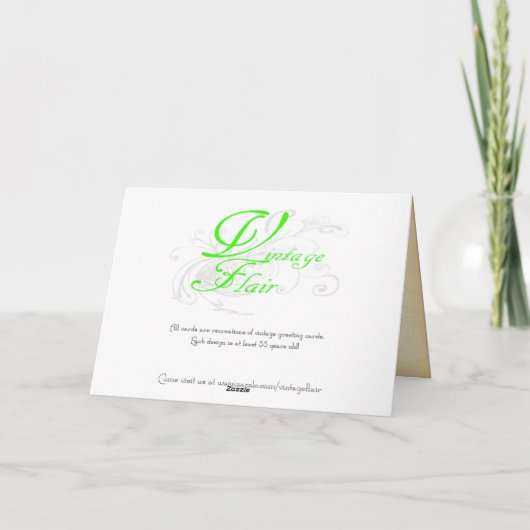 Carte de matin de Noël (Dos)