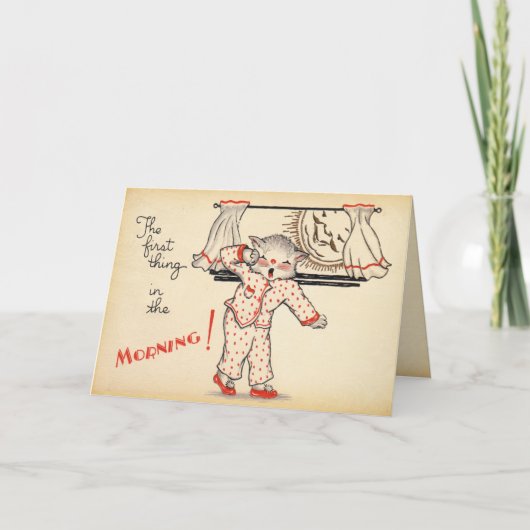 Carte de matin de Noël (Devant)