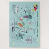 Carte de Maui, Hawaii Jigsaw Puzzle (Vertical)