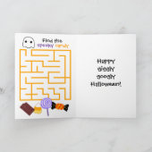 Carte de Mazout Halloween Googly Eyes Vert (Intérieur)