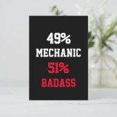 Carte de Mécanicien Badass (Debout devant)