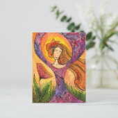 Carte de méditation du matin pour femmes (Debout devant)