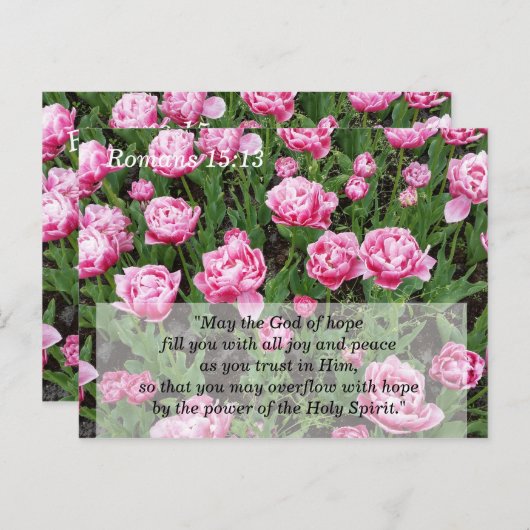 Carte de méditation et de mémorisation des Écritur (Devant / Derrière)