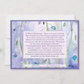 Carte de méditation Mantra et Affirmation (Dos)