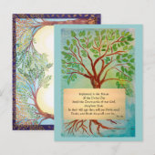 Carte de méditation sur l'âge adulte (Devant / Derrière)