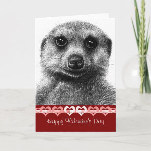 Carte de Meerkat Valentine