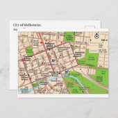 carte de melbourne ville cbd (Devant / Derrière)
