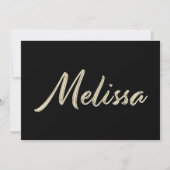 Carte de Melissa white gold (Devant)