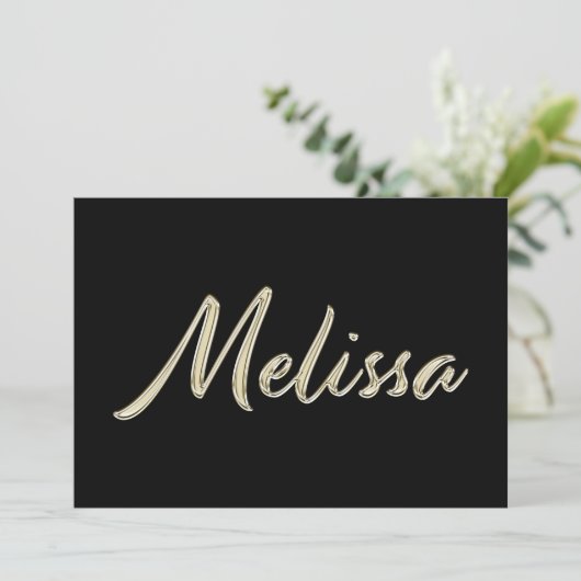 Carte de Melissa white gold (Debout devant)