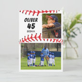 Carte de mémoire photo Baseball 2 (Debout devant)