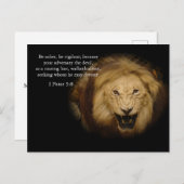 Carte de mémorisation de verset biblique (Devant / Derrière)