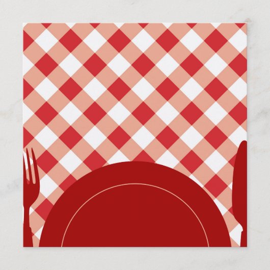 Carte de menu (Devant)