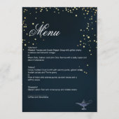 CARTE DE MENU ALADDIN (Devant)