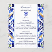 Carte de menu Amalfi Vietri Italienne (Devant)