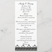 Carte de menu Black Lace (Devant)