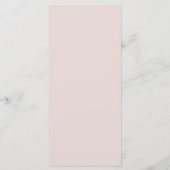 Carte de menu Blushing Sprigs (Dos)