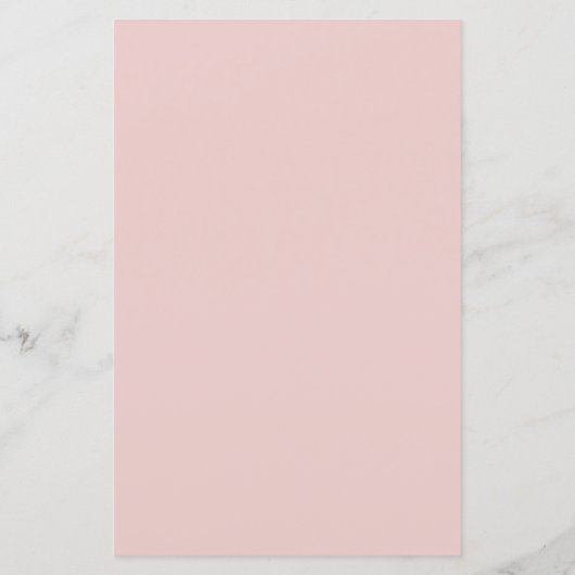 Carte de menu Bordure blanche et rose (Dos)