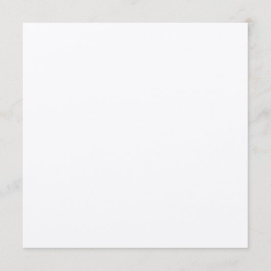 Carte de menu Carré Kraft (Devant)