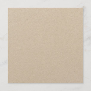 Carte de menu Carré Kraft