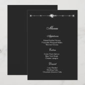 Carte de menu Cœur de Diamant (Devant / Derrière)
