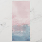 Carte de menu couleur rose et bleu (Dos)