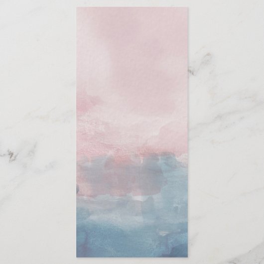 Carte de menu couleur rose et bleu (Dos)