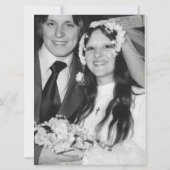 Carte de menu d'anniversaire de mariage Rubis 40 a (Dos)