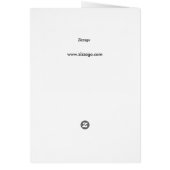 Carte de menu de dîner Diamant Bleu Argent (Dos)