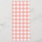 Carte de menu de dîner imprimable 4x9 thème pomme (Dos)