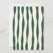 Carte de menu de mariage manuscrite dessinée à la  (Dos)