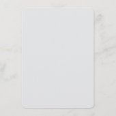 Carte de menu de mariage Peach Roses & Driftwood (Dos)