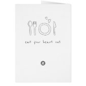 Carte de menu de restaurant à carreaux violet pers (Dos)