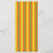 Carte de menu de rôti de porc (Dos)