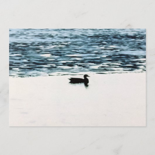 Carte de menu du dîner Wild Duck Lake (Dos)